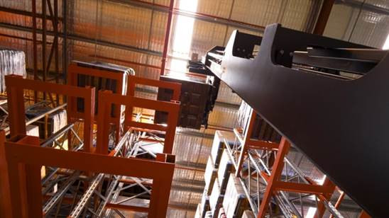Figure 3: LGVs accommodate single- and double-deep racking, and extended depths with satellite remote units.