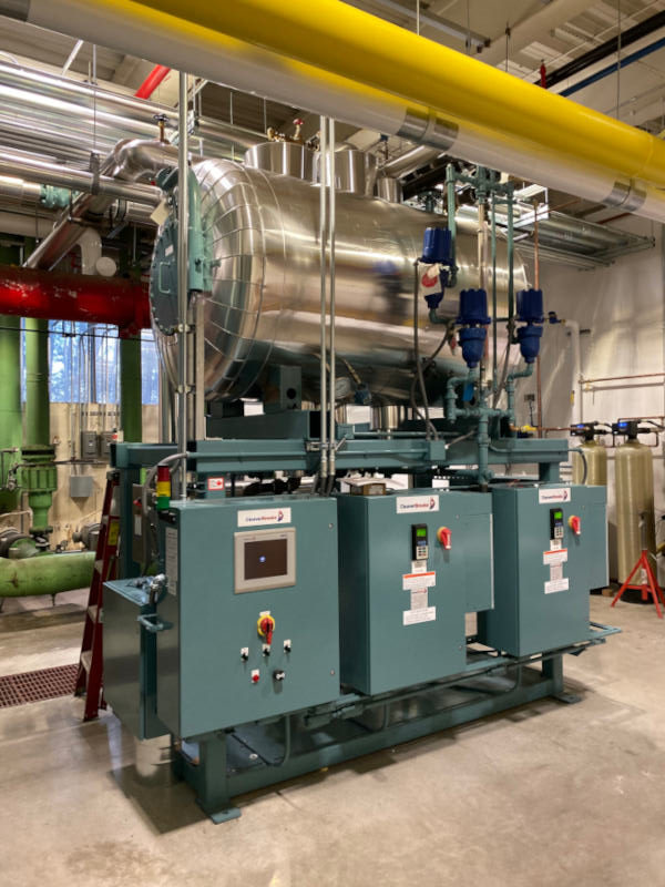 Figure 5: New deaerator at the BASF boiler plant. Courtesy: Inveno Engineering, LLC