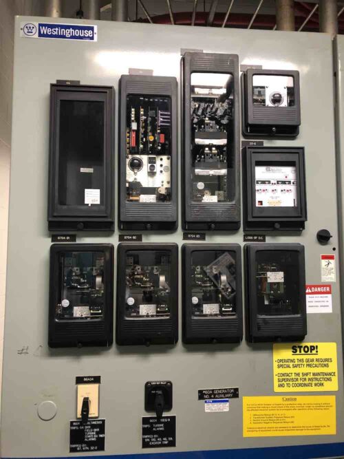 Figure 2: These images are the before (left) and after pictures of the medium-voltage switchgear after relay upgrade work has been performed. Courtesy: National Field Services