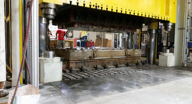 430-ton Hoesch press. Courtesy: Delta Computer Systems Inc.