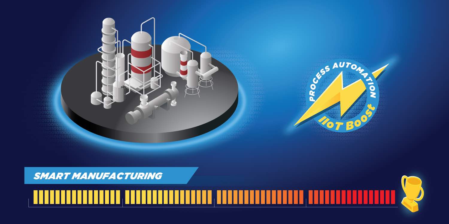 The Industrial Internet of Things (IIoT) provides additional functions not often provided by process control and automation systems and makes them smarter and more efficient. Courtesy: Maverick Technologies