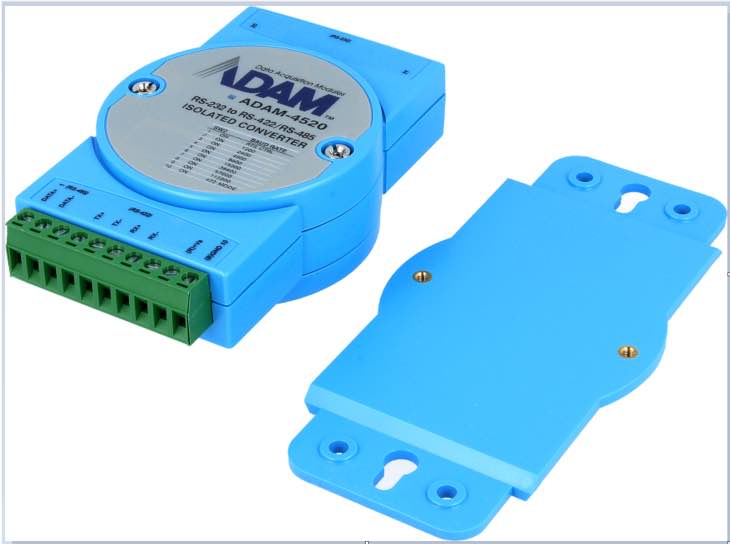 Figure 1: The ADAM-4520-F RS-232 to RS-422/RS-485 converter module from Advantech converts networking protocols to improve industrial communications. Courtesy: TME