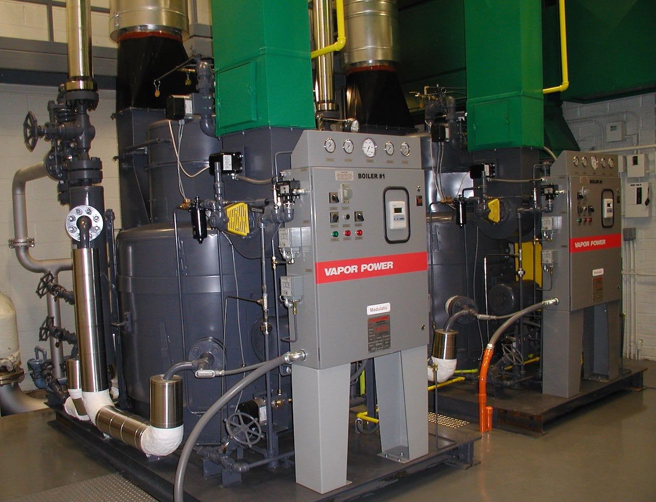 N.Y. uses two 200 bhp Modulatics once through watertube boilers because of their unique combination of low flow and high pressure