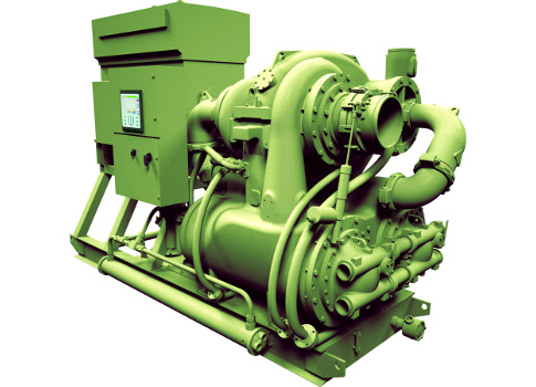 a geared centrifugal compressor