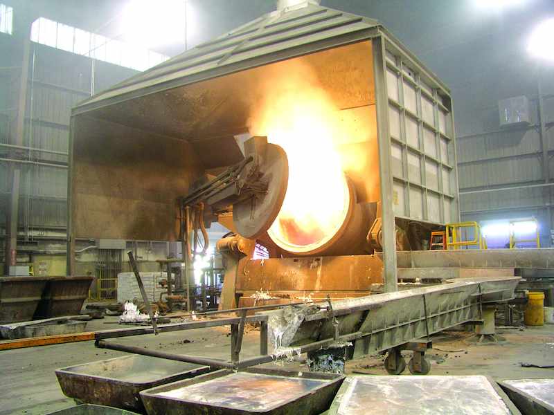 as at this Kentucky aluminum recycler