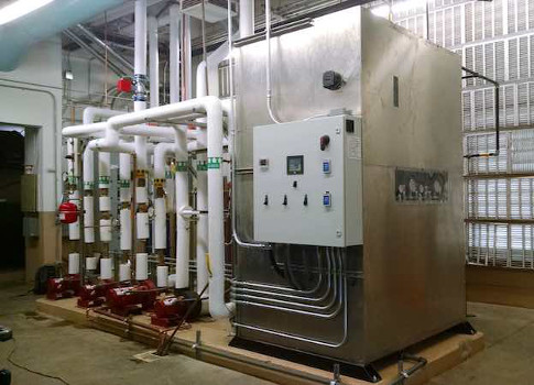 supplemented by a natural gas boiler