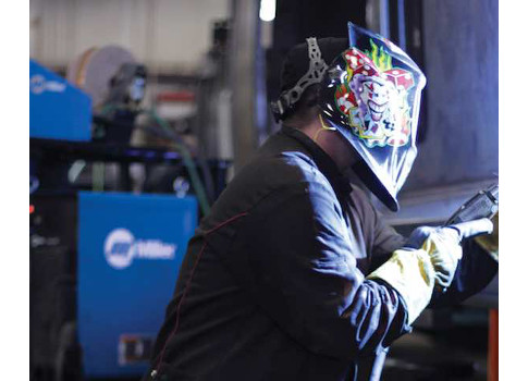 consumables and wire feeding system can help ensure optimal performance and productivity. Courtesy: Miller Electric Mfg. Co.