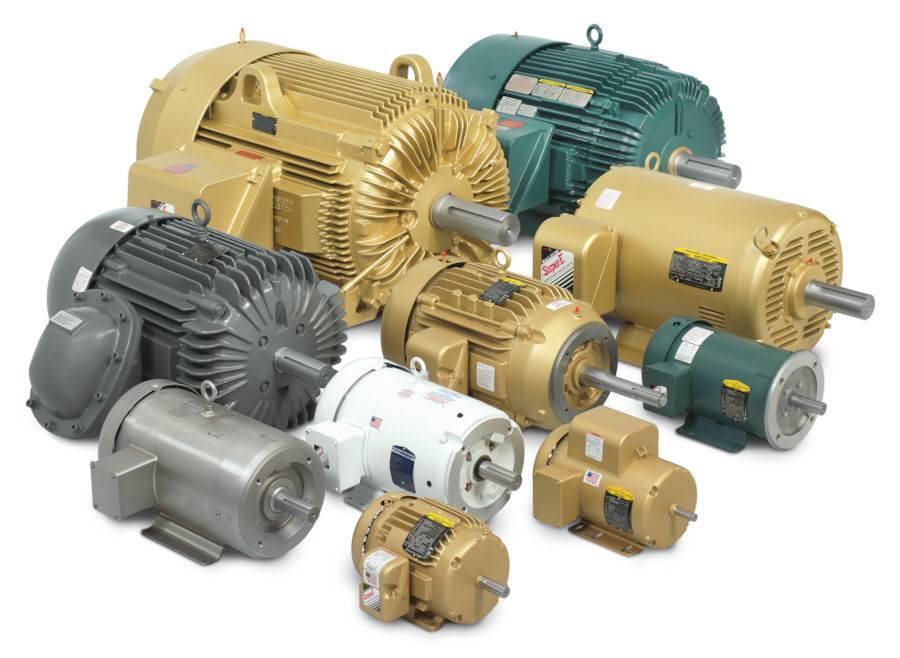 Figure 1: NEMA motors offer a wide range of enclosures such as open-drip proof (ODP) motors used in many compressor and fan applications. NEMA motors are defined in inch units and are made with the finned cast frames and rolled steel frame housings. Courtesy: ABB Motors and Mechanical