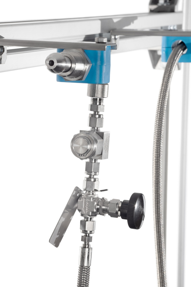 Figure 2. The Swagelok Source Inlet (SSI) establishes a connection between the high-pressure gas source and the distribution system and ensures that gas can be safely fed into the primary gas pressure control or automatic change over. Courtesy: Swagelok