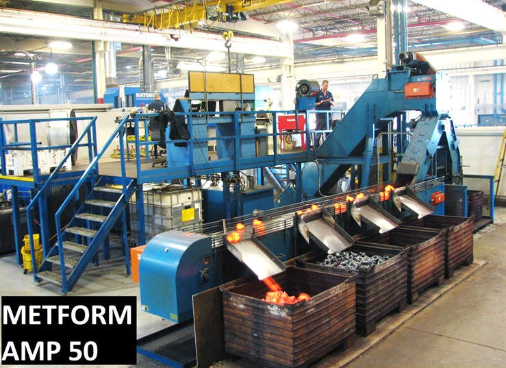 Figure 2: AMP50 hot forming press at Metform. Courtesy: Metform