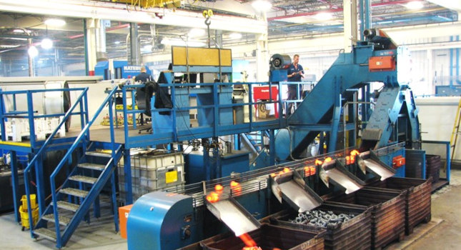 Figure 2: AMP50 hot forming press at Metform. Courtesy: Metform