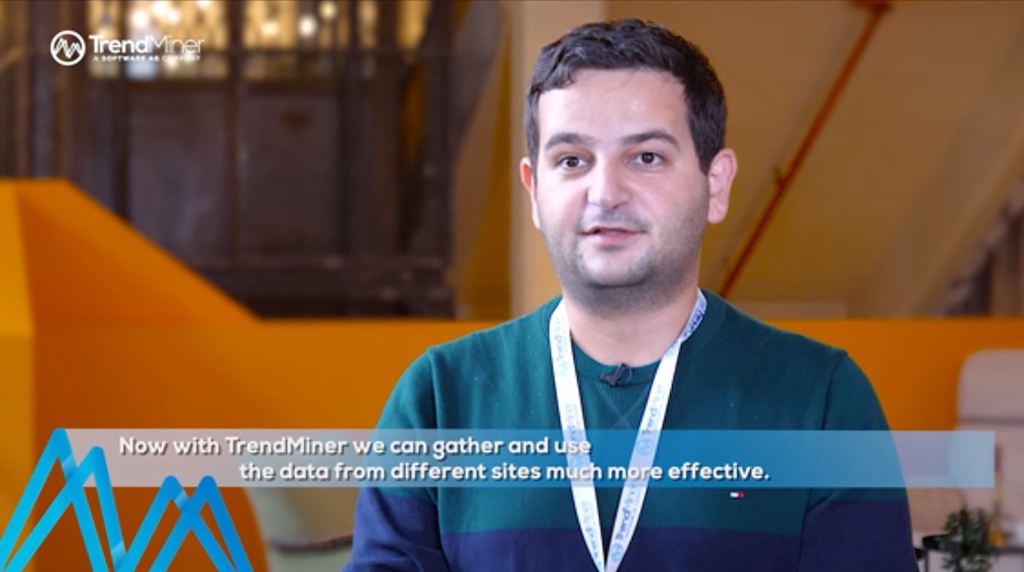 Figure 4: Nimet Sterneberg, a Clariant Data Scientist, felt the self-service analytics tool enabled him to “gather the data, getting the right data in the right samples” for his data science efforts. Courtesy: TrendMiner