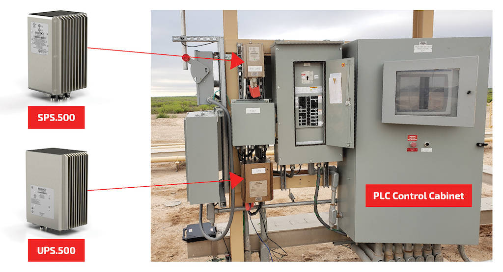 Figure 1: PLC control cabinet includes uninterruptible power supply and secure power supply. Courtesy: Bedrock Automation