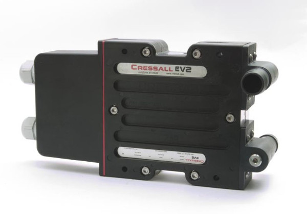 Figure 2: Cressall’s EV2 water-cooled dynamic braking resistor (DBR) has a unique design, meaning it takes up just 10% of the volume and 15% of the weight of a conventional air-cooled DBR. Courtesy: Cressall Resistors