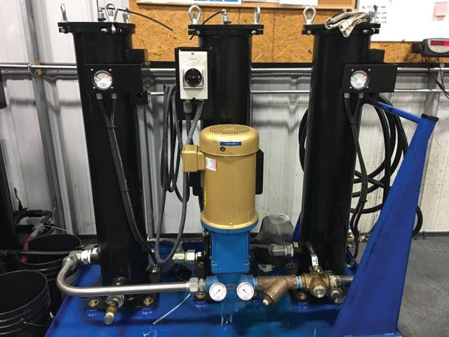 Figure 3: Three-stage filter cart. Courtesy of Allied Oil & Supply, Inc.