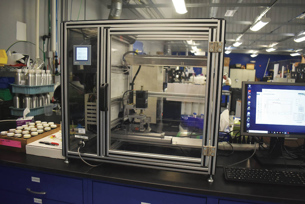Figure 5a: Die extrusion. Courtesy: POLARIS Laboratories