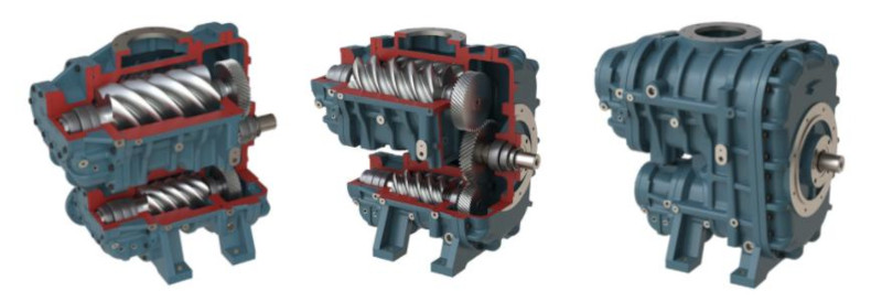 Figure 1. Two-stage rotary screw compressor, SKY2.