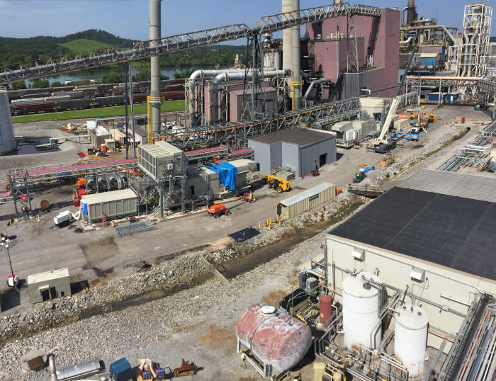 Figure 1: In 2017, Tate & Lyle installed a CHP system at its Loudon facility, which generates electricity and steam to power and heat the facility, resulting in a year over year reduction of around 35% in greenhouse gas emissions at the site.