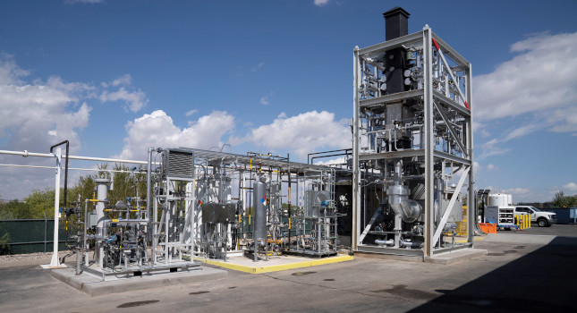and new equipment is delivered to produce hydrogen