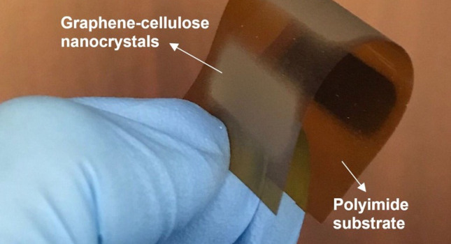 spray-deposition manufacturing technique that uses supercritical carbon dioxide to assist the atomization and create very fine and uniform micron-size droplets containing nanoparticles.