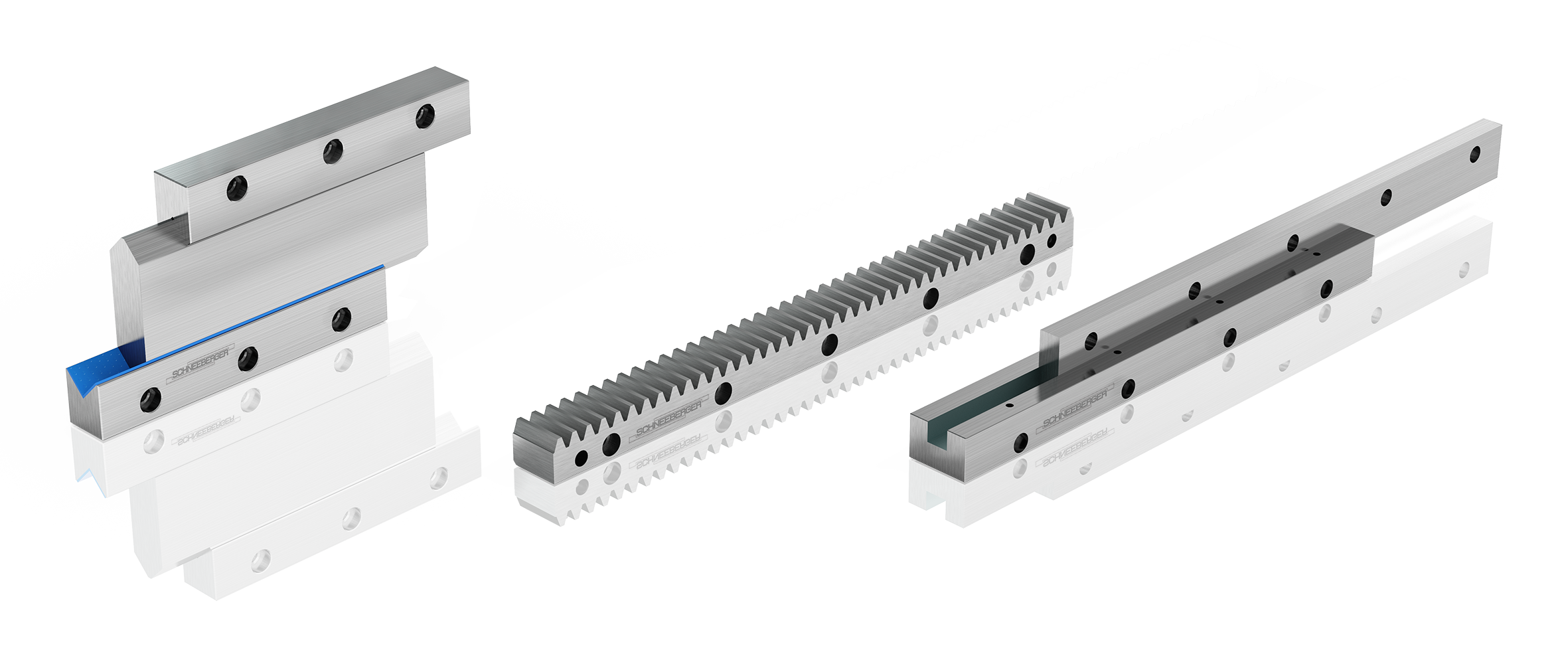 Custom gear racks. Courtesy of: Schneeberger Inc.