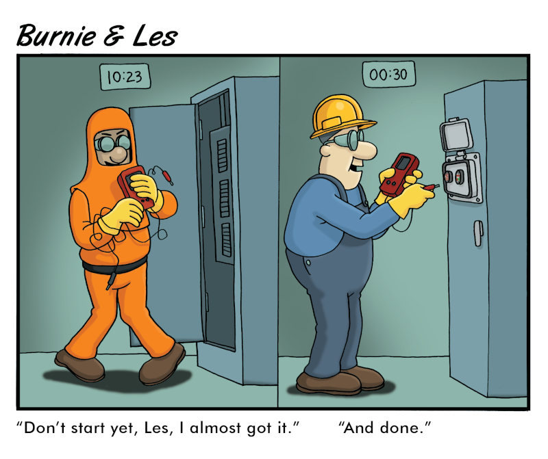 Using PESDs to test for absence of voltage through high-impedance-protected test points will always put your personnel on the safe side of controlling hazardous energy.