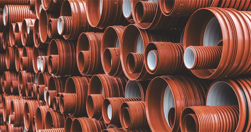 The Wienerberger subsidiary Pipelife specializes in a wide variety of pipe systems. Courtesy: Pipelife, Uwe Strasser