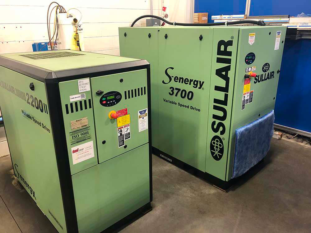 Variable speed drives (VSDs) are electrical components and do require regular care to operate optimally, including cleaning cooling fans and heat sinks regularly. Courtesy: Sullair