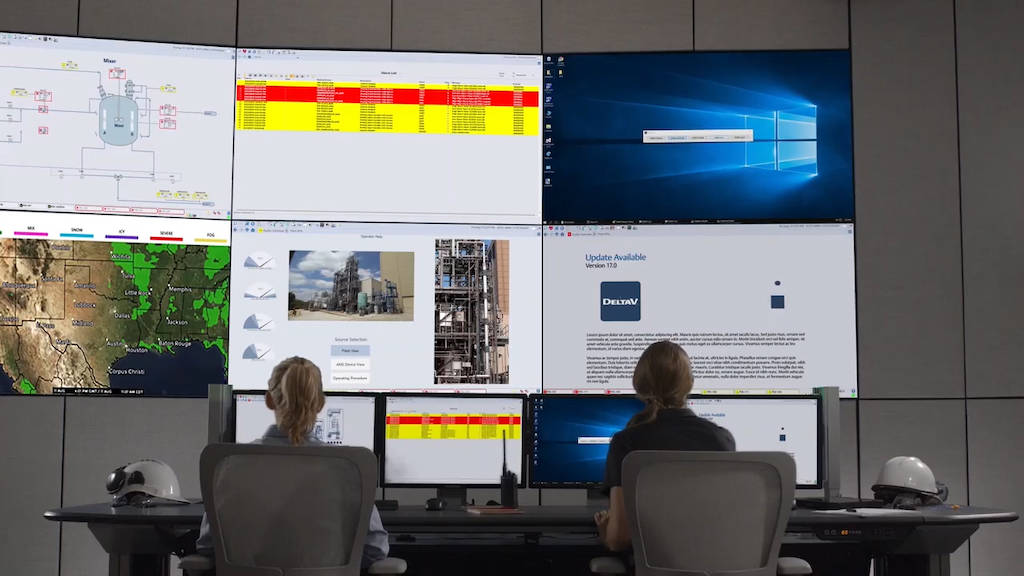 Figure 2: Moving to a more holistic automation strategy helps companies with limited personnel centralize expertise by establishing integrated operations centers to support a wide array of facilities across the enterprise. Courtesy: Emerson