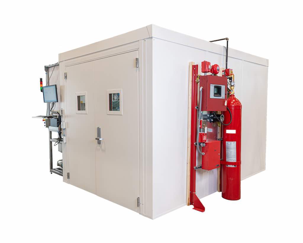 Figure 5: Modular enclosure test stand for R&D fuel filtration products testing. Courtesy: ACS