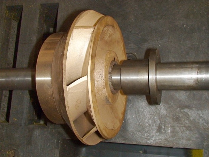 Figure 3: A tapered collet mounted impeller with collet driver. Courtesy: EASA