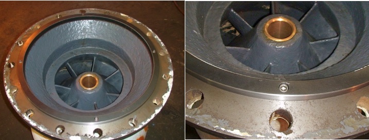 Figure 7: A ring was machined to replace this damaged male rabbet. Courtesy: EASA