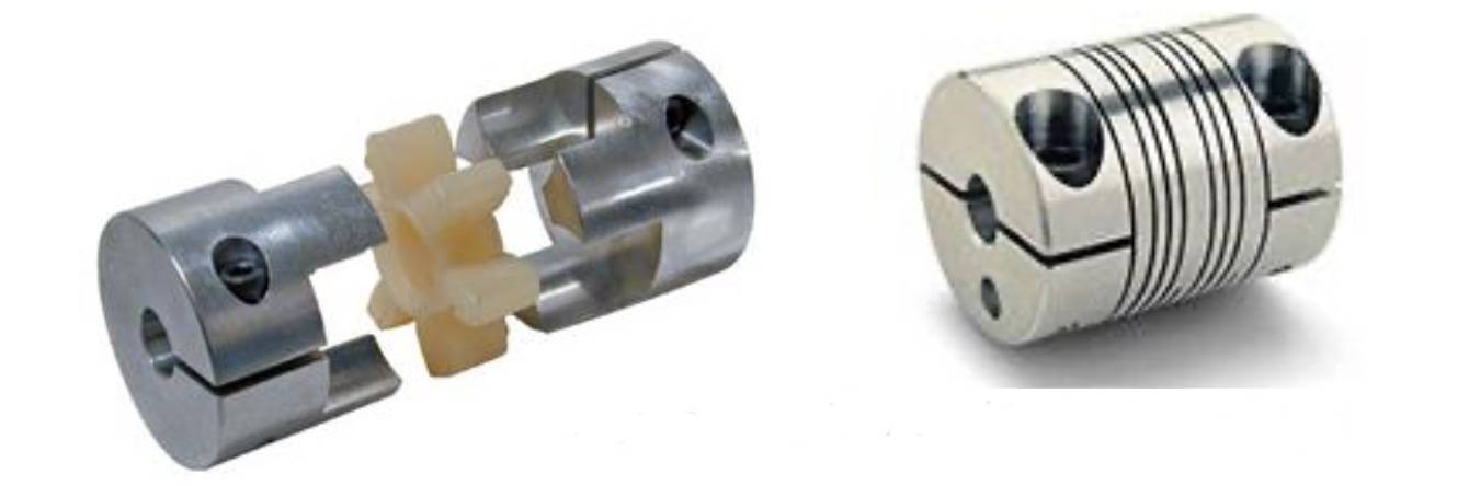 Figure 2: Spider and helical couplings. Courtesy: Automation LLC