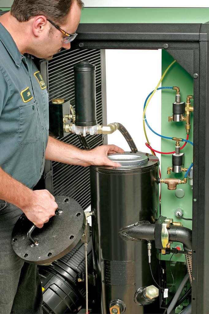 Image 2: Maintenance is critical to keeping your right-sized compressed air system running optimally.