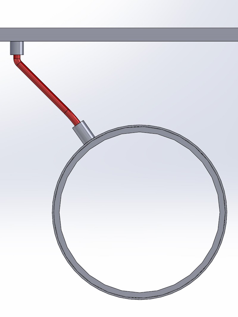 Bent piping rod hanger lateral loads. Courtesy: Matrix Technologies Inc.