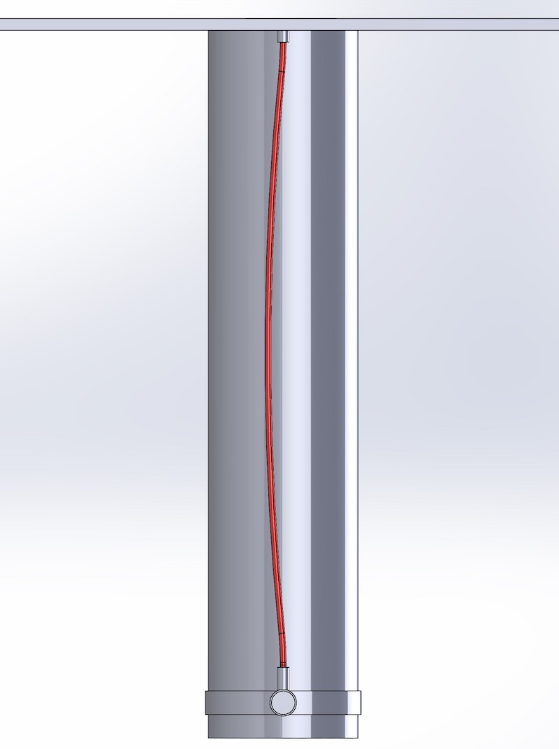 Bent piping rod hanger vertical load. Courtesy: Matrix Technologies Inc.