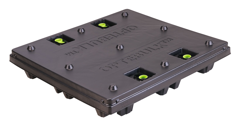 ORBIS’ Optebulk is designed as a sustainable alternative for storage and distribution of raw material, assemblies and finished goods as a reusable collapsible container.
