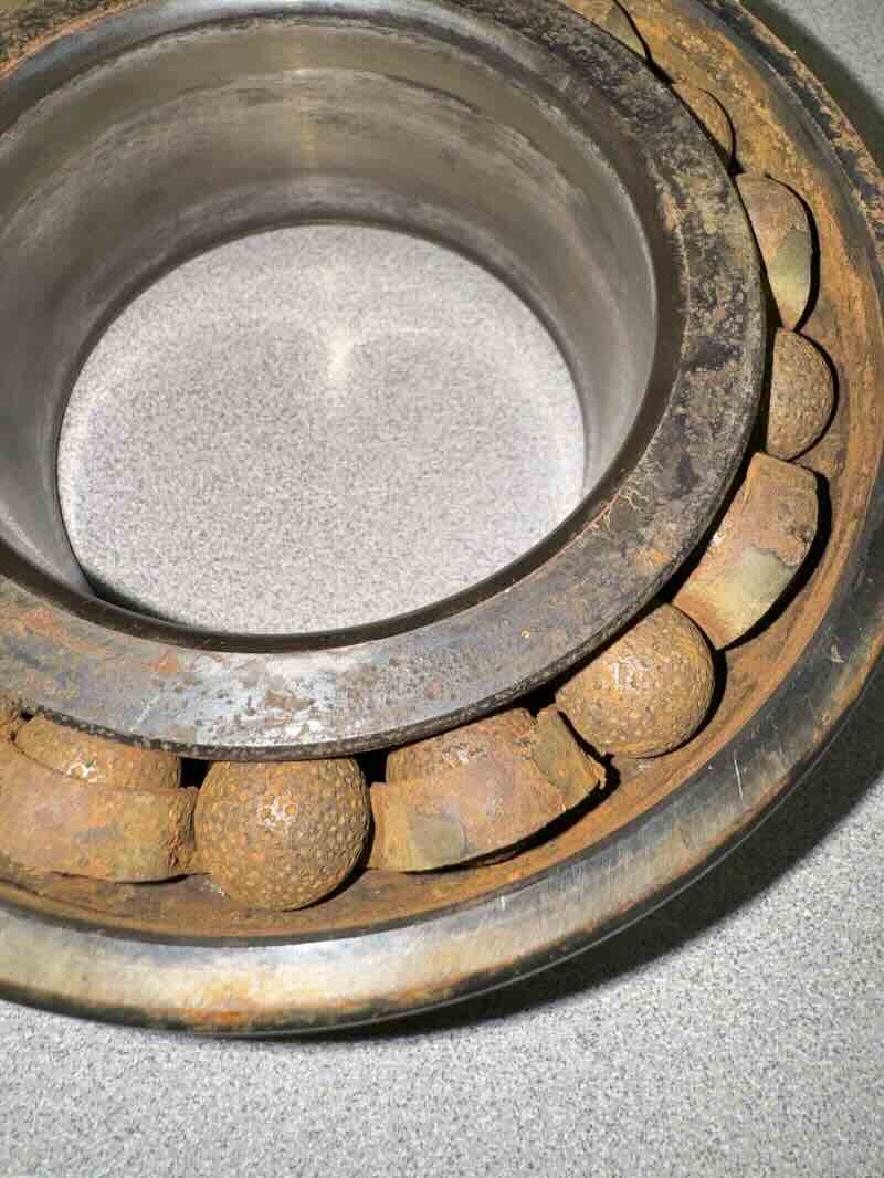 Figure 1: Secondary clarifiers main gear drive bearing. Courtesy: Upper Occoquan Service Authority