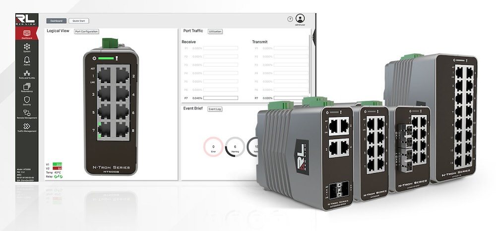 Figure 3: Red Lion’s N-Tron series NT5000 switches are designed to keep your network connected, protected and provide ease of use, security and reliability today’s manufacturers and industrial operations need. Courtesy: Red Lion
