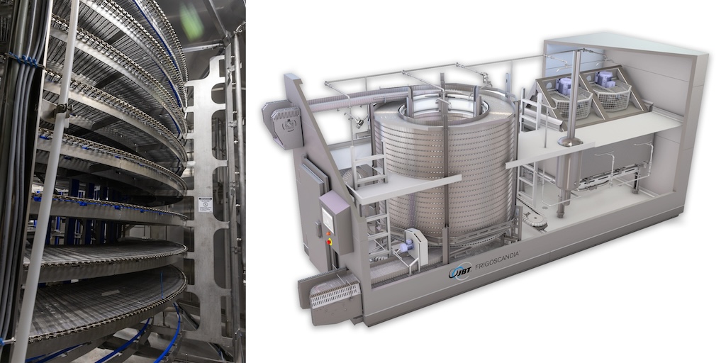Figure 2: Extreme low temperature spiral freezer.