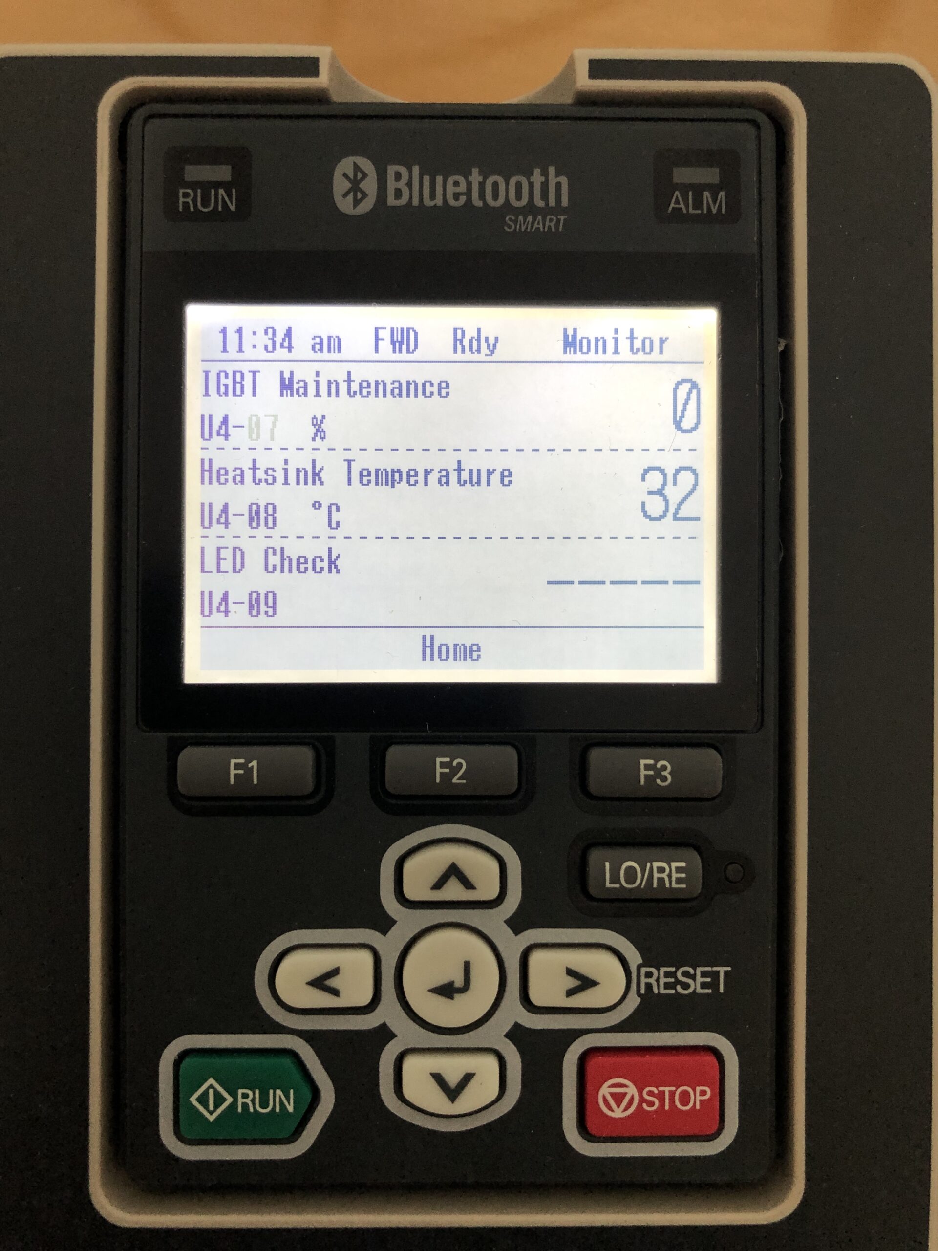 Figure 2: Heatsink temperature monitor. Courtesy: Yaskawa America Inc.