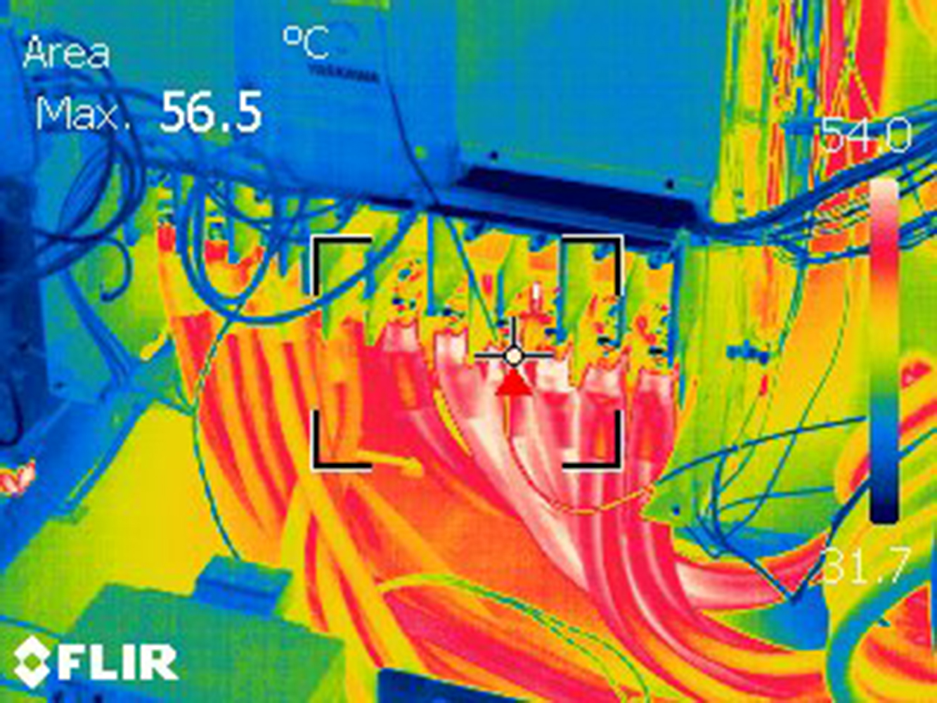 Figure 5: Infrared camera image. Courtesy: Yaskawa America Inc.