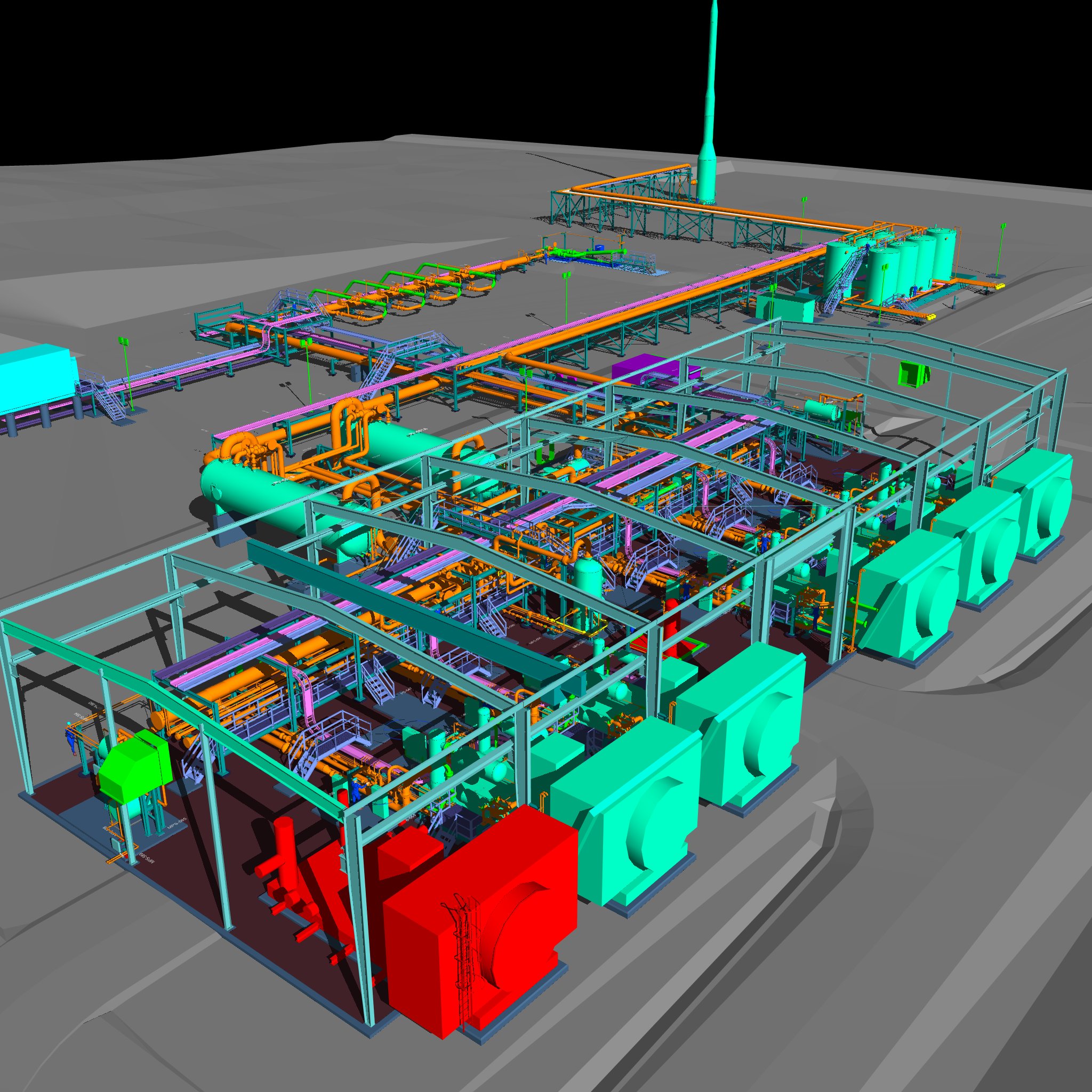 Figure 3: A 3D model of a completely new installment. Anvil Corp.
