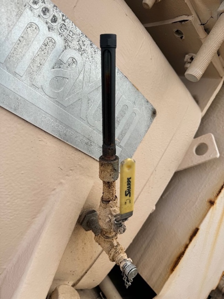 Figure 2: Archimedes pump gear drive. Courtesy: Upper Occoquan Service Authority