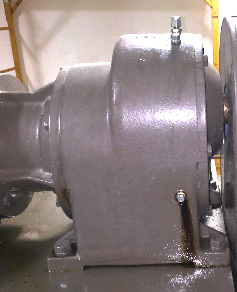 Figure 3: Progressive cavity pump gear drive. Courtesy: Upper Occoquan Service Authority