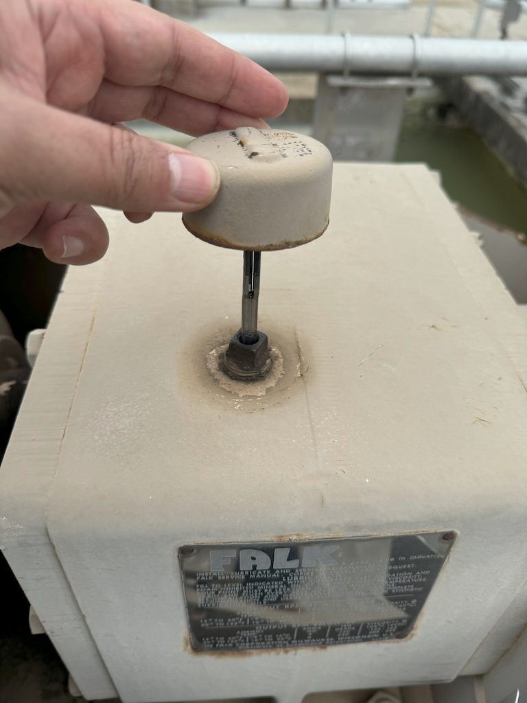 Figure 4: Rapid mixers gear drive. Courtesy: Upper Occoquan Service Authority