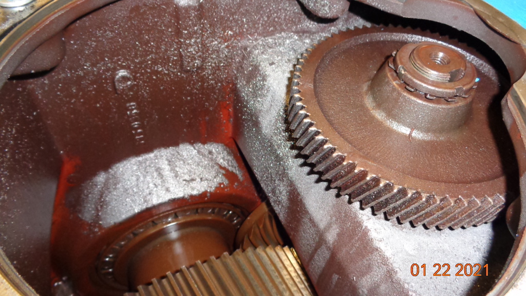 Figures 6: Pinion gear failure due to low oil level. Courtesy: Upper Occoquan Service Authority