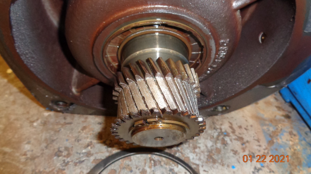 Figures 7: Pinion gear failure due to low oil level. Courtesy: Upper Occoquan Service Authority