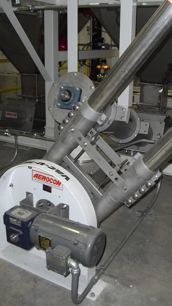 Figure 1: AEROCON Aero-Conveyors are designed to convey bulk powders via tubular housings containing a continuous loop of steel cable with polymer discs attached at equal intervals along the steel cable. Courtesy: VAC-U-MAX
