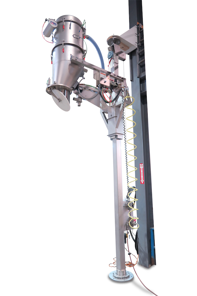 Figure 3: Pneumatic Conveying Systems increase productivity while reducing manual ingredient handling, lifting, stairclimbing and messy dumping by moving bulk powders from floor-level to up-and-over process equipment. Courtesy: VAC-U-MAX